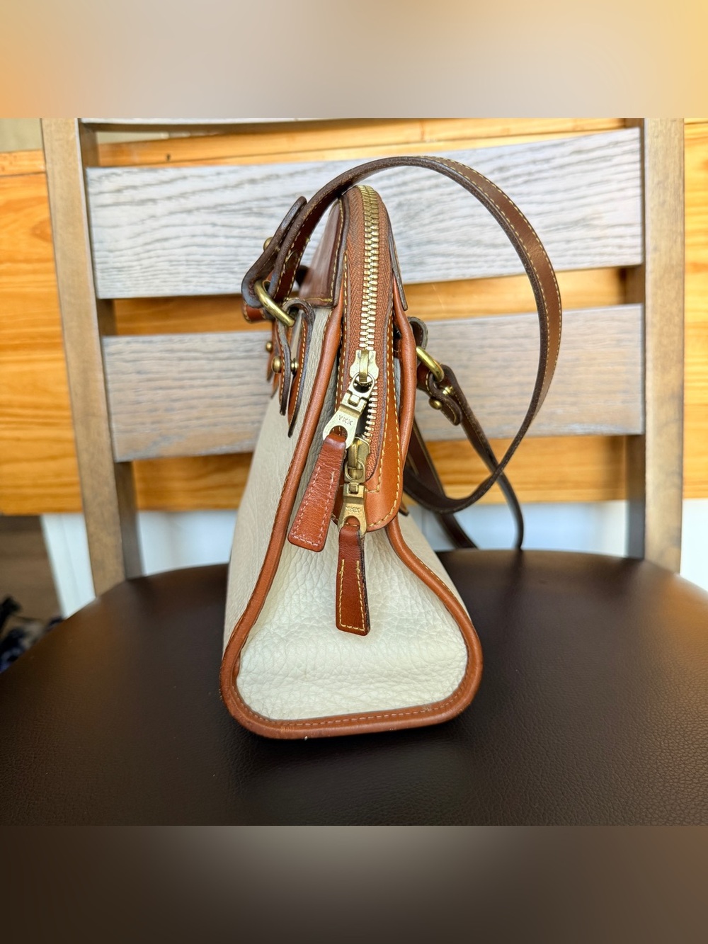 Dooney & Bourke All-Weather Leather Carpet Shoulder Bag - Picture 5 of 11